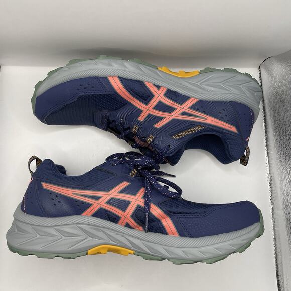 ASICS Gel-Venture 9 Women’s 11 Trail Running Shoes Wide 1012B314 Indigo Blue - Picture 4 of 8